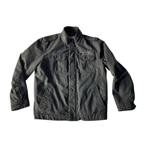 Levi’s Men’s Sz XL Black Midweight Military Field Utility Jacket Quilted Lining - Picture 15 of 15